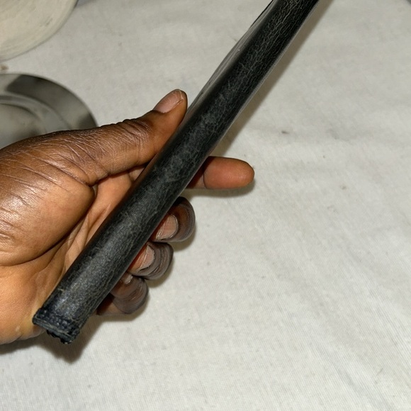 Authentic Burberry Shimmer Black Leather Long Wallet - Picture 12 of 12